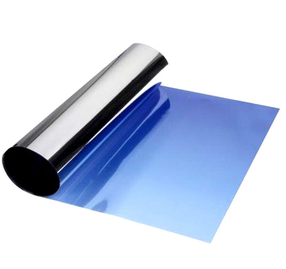 Film solaire bleu 3m x 76 cm avec bandeau de pare-brise 150x20cm dégradé assorti