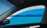 Film solaire bleu 2m x 76 cm non réfléchissant sans métallisation pour pose intérieure sur vitres