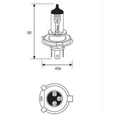 Ampoule eKtor™ H4 compétition code euro 12v 55/100w - STATION MANIA