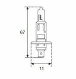 Ampoule DELTAMICS™ H1 Xenon Blue 12v 55w (lot de 2)