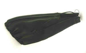 Soufflet universel de levier de vitesse PLS™ cuir noir coutures noires